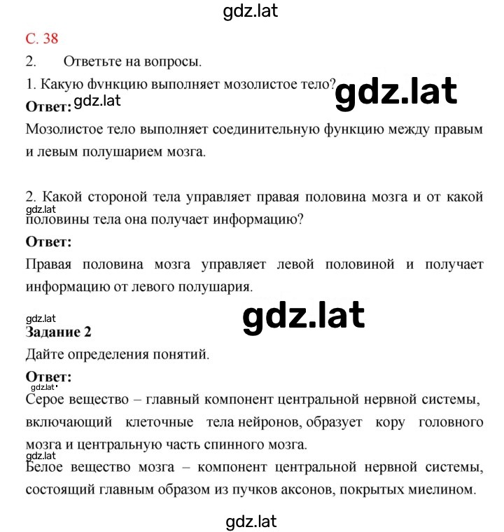 Решение задания № 38 — страница 1