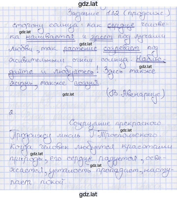 Решение задания № 112 — страница 2
