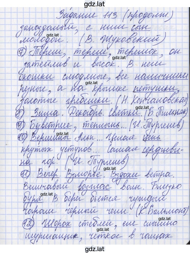 Решение задания № 113 — страница 2
