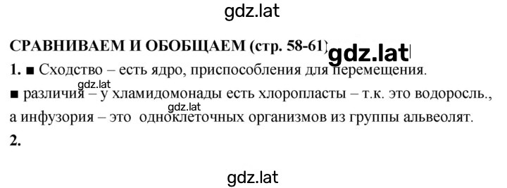 Решение задания № 58–61 — страница 1
