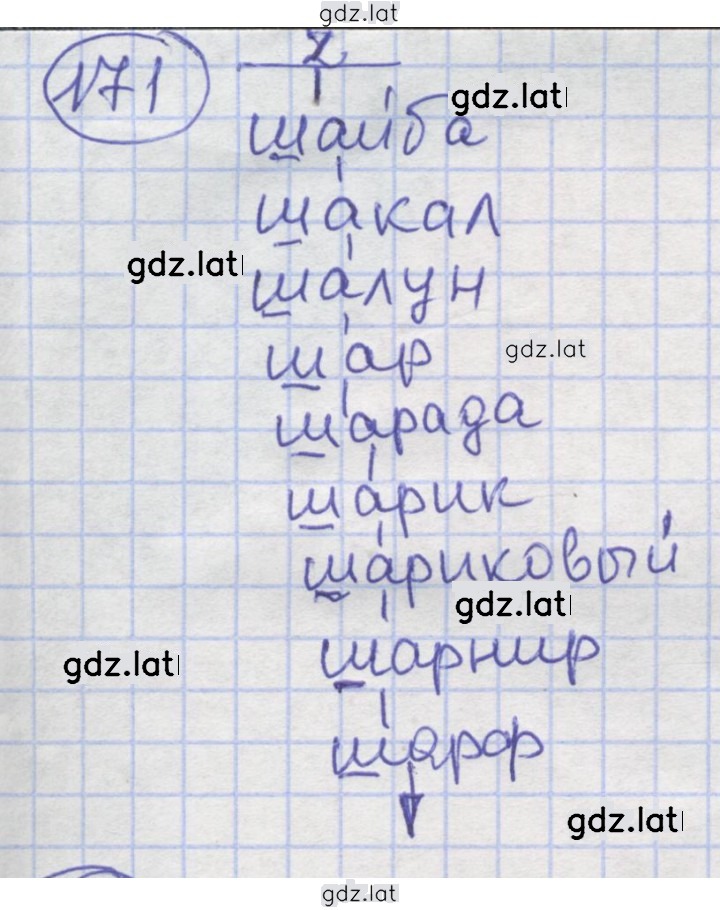Решение задания № 171 — страница 1