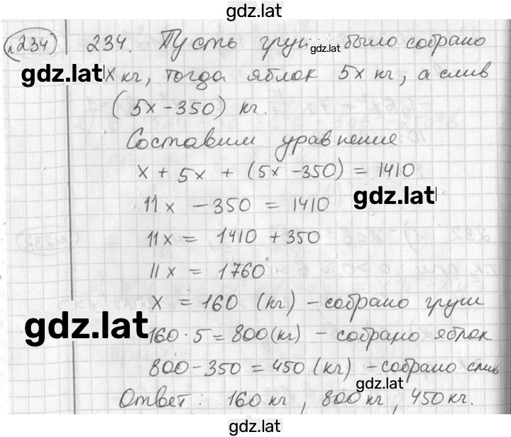 Решение задания № 234 — страница 1