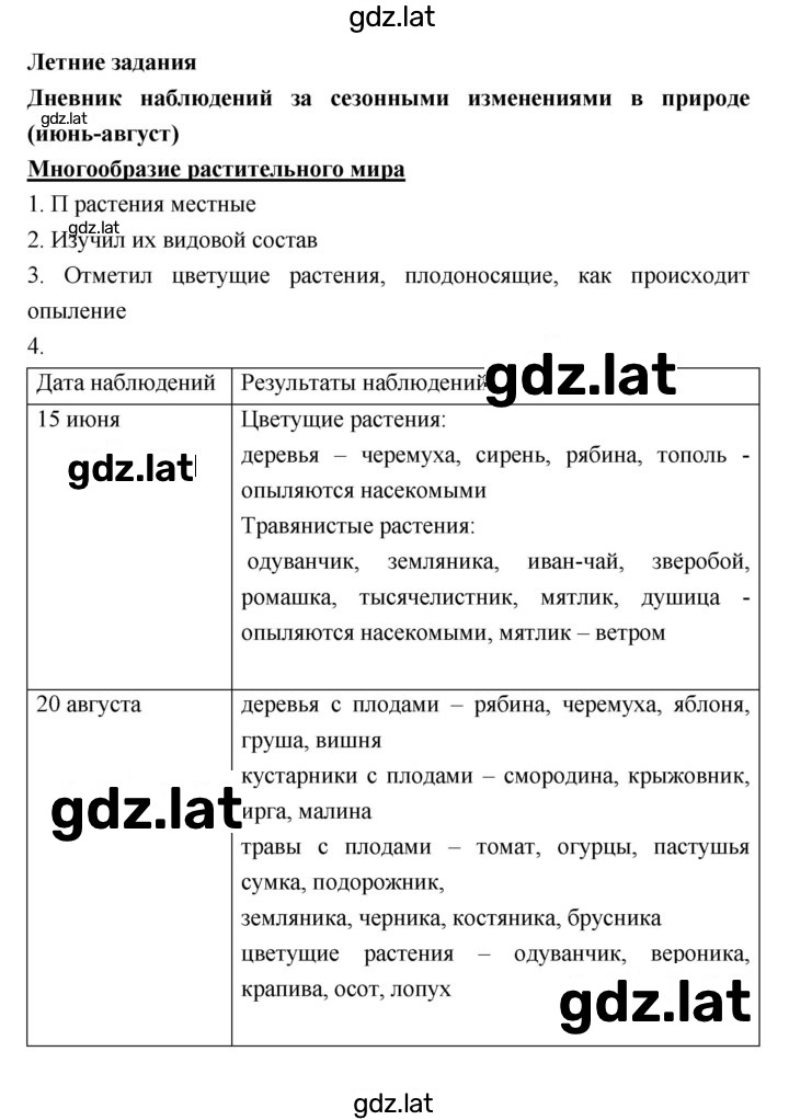 Решение задания № Летние задания — страница 1