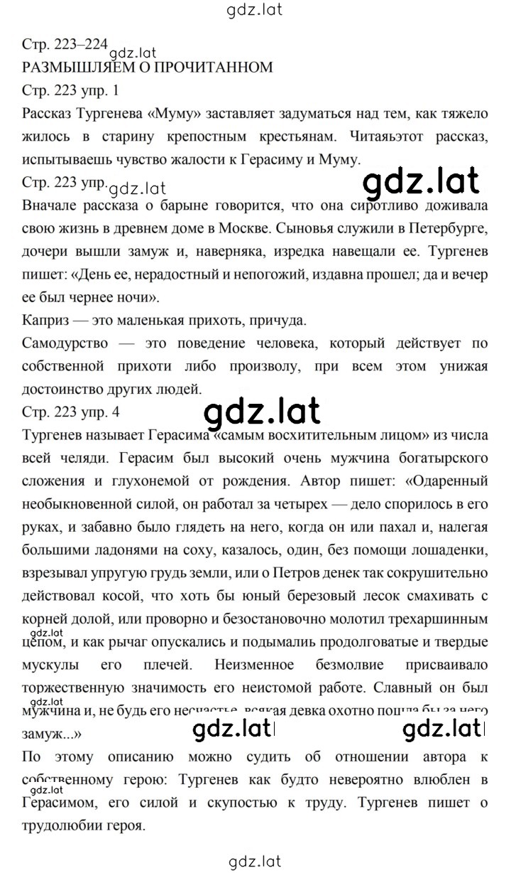 Решение задания № 223–224 — страница 1