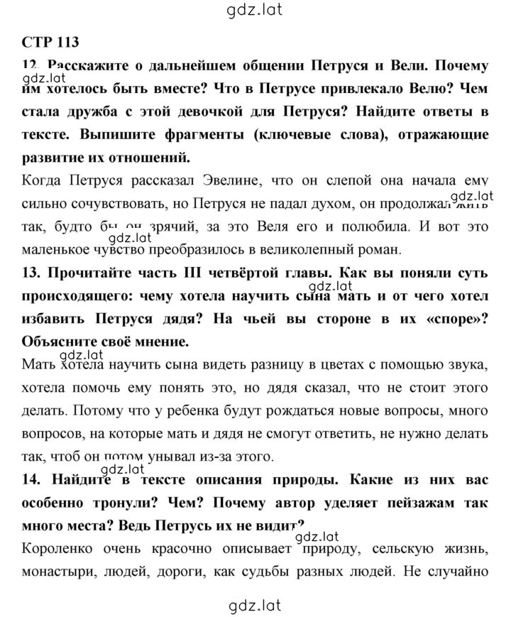 Решение задания № 113 — страница 1