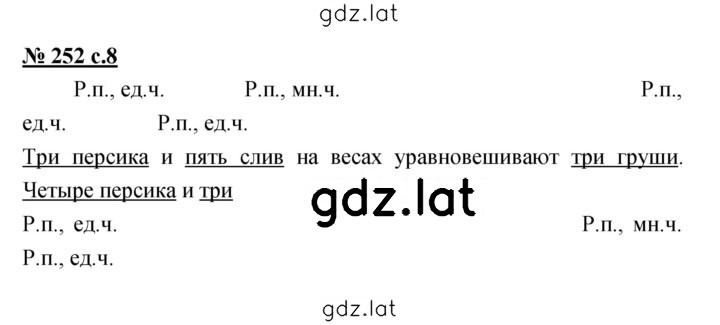Решение задания № 252 — страница 1