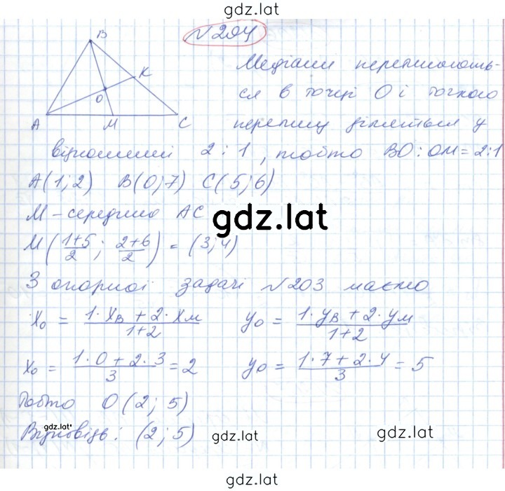 Решение задания № 204 — страница 1