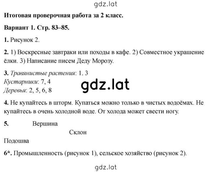 Решение задания № Вариант 1 — страница 1