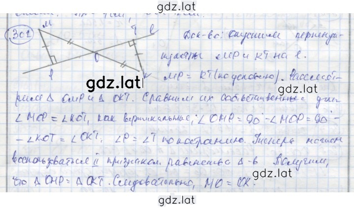 Решение задания № 301 — страница 1