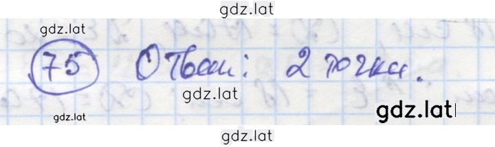 Решение задания № 75 — страница 1