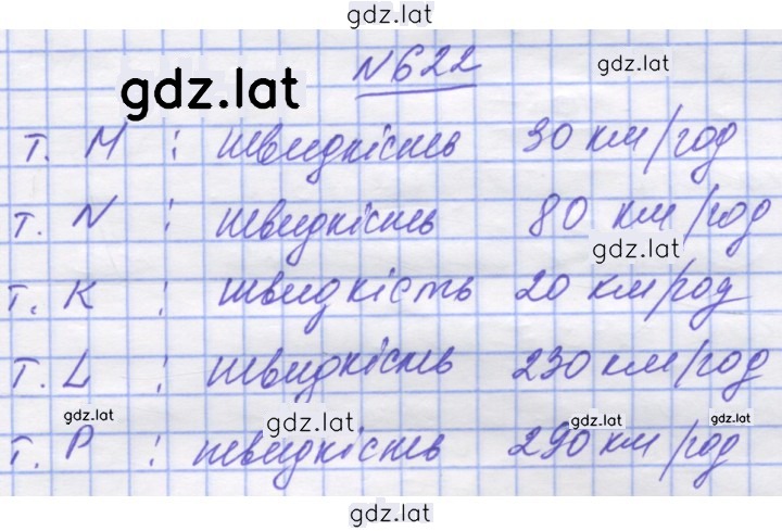 Решение задания № 622 — страница 1
