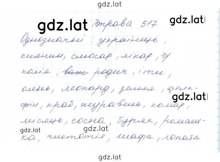 Решение задания № 517 — страница 1