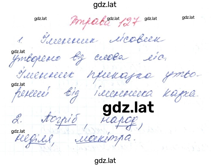 Решение задания № 127 — страница 1