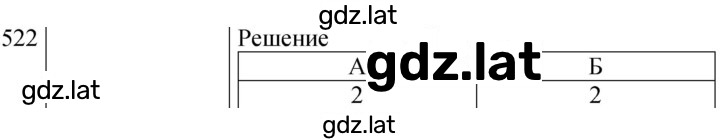 Решение задания № 522 — страница 1