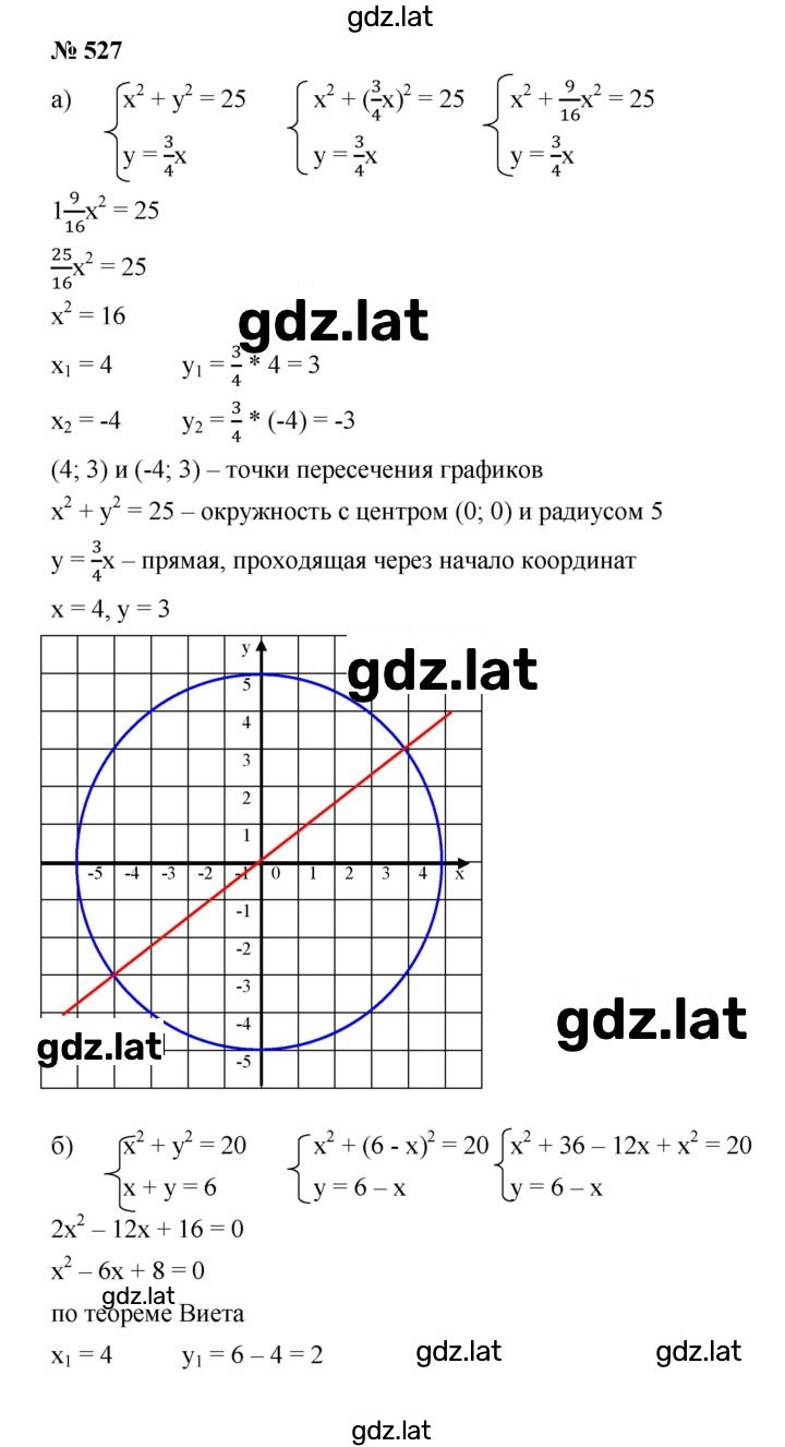 Решение задания № 527 — страница 1