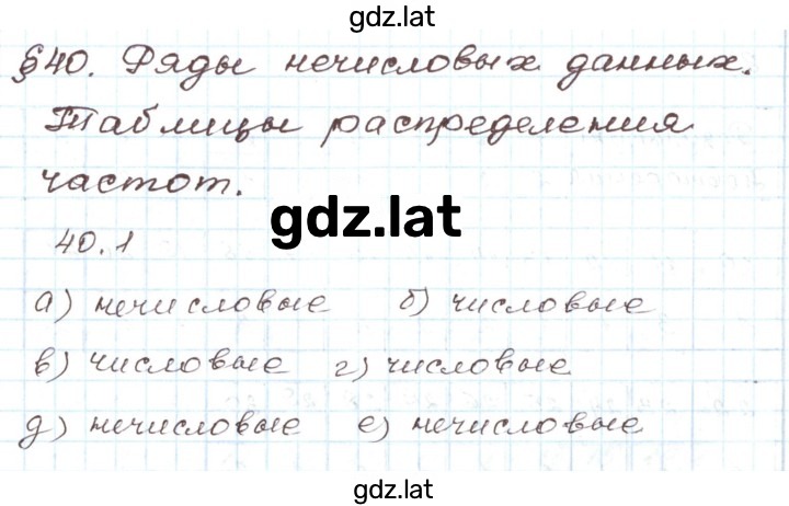 Решение задания № 40.1 — страница 1