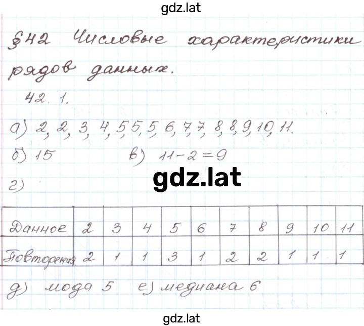 Решение задания № 42.1 — страница 1