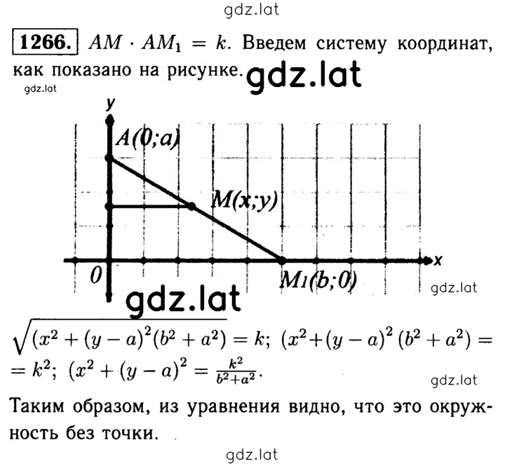 Решение задания № 1266 — страница 1