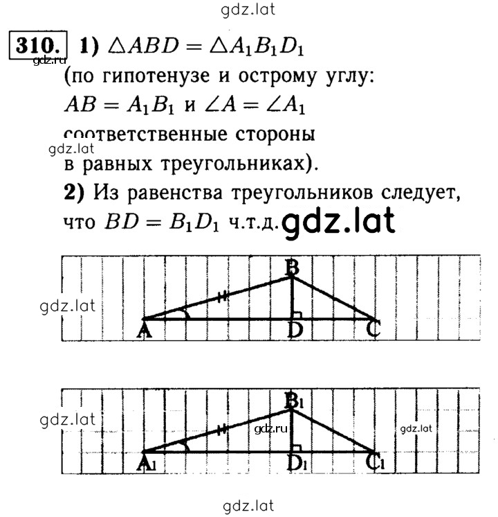 Решение задания № 310 — страница 1