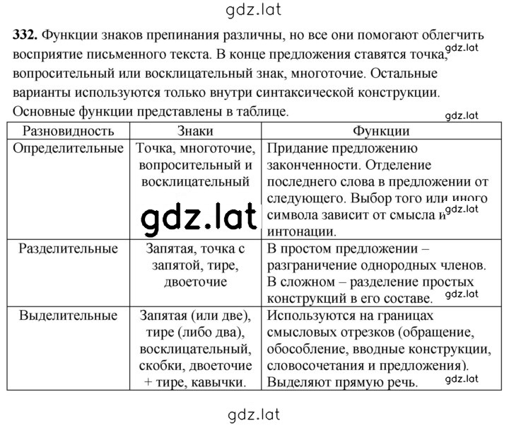 Решение задания № 332 — страница 1