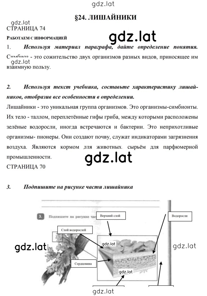 Решение задания № 74 — страница 1