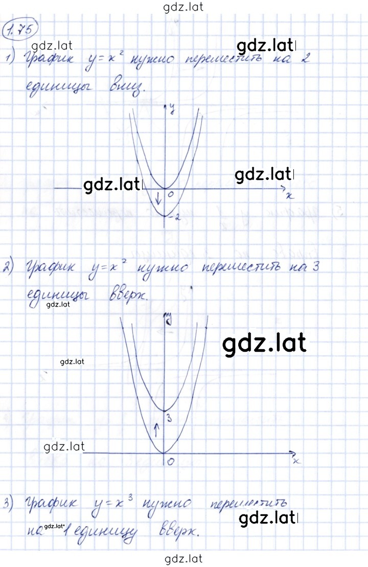 Решение задания № 1.75 — страница 1