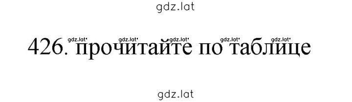 Решение задания № 426 — страница 1