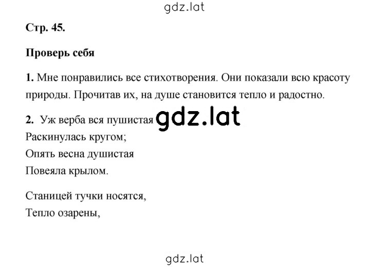 Решение задания № 45 — страница 1