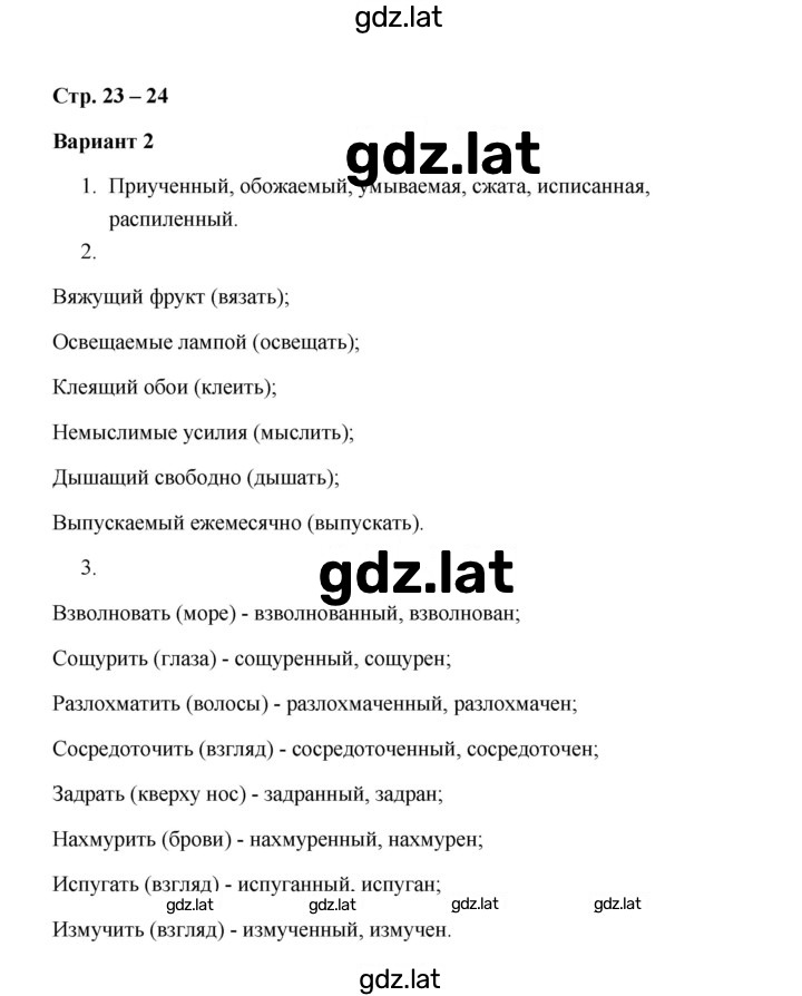 Решение задания № 23-24 Работа 2 (Вариант 2) — страница 1