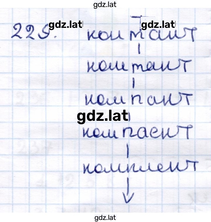 Решение задания № 229 — страница 1