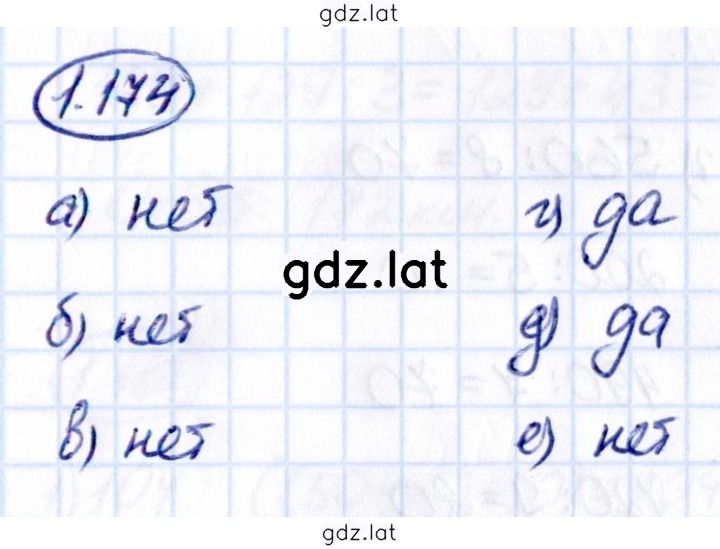 Решение задания № 1.174 — страница 1