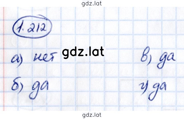 Решение задания № 1.212 — страница 1