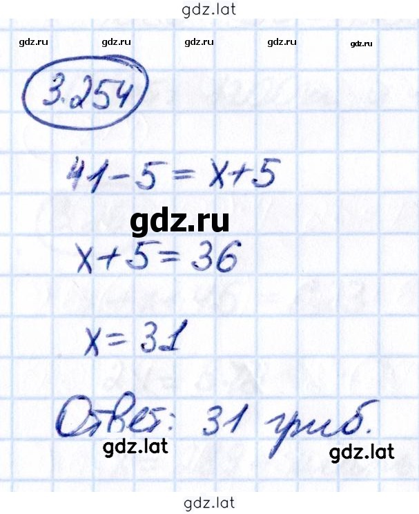 Решение задания № 3.254 — страница 1