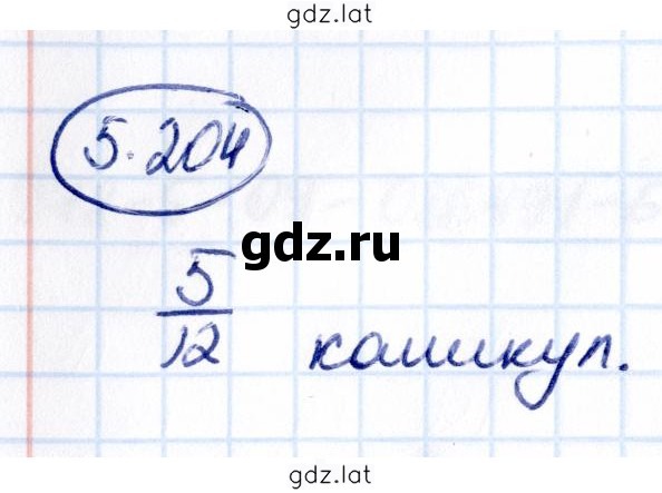 Решение задания № 5.204 — страница 1