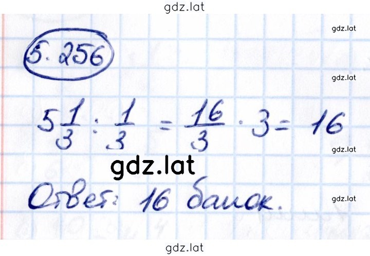 Решение задания № 5.256 — страница 1