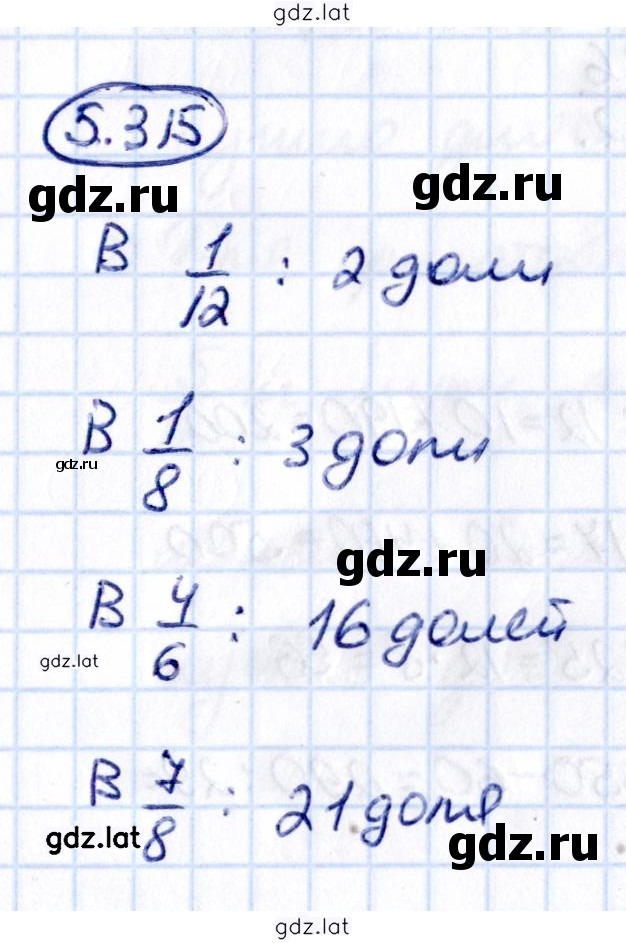 Решение задания № 5.315 — страница 1