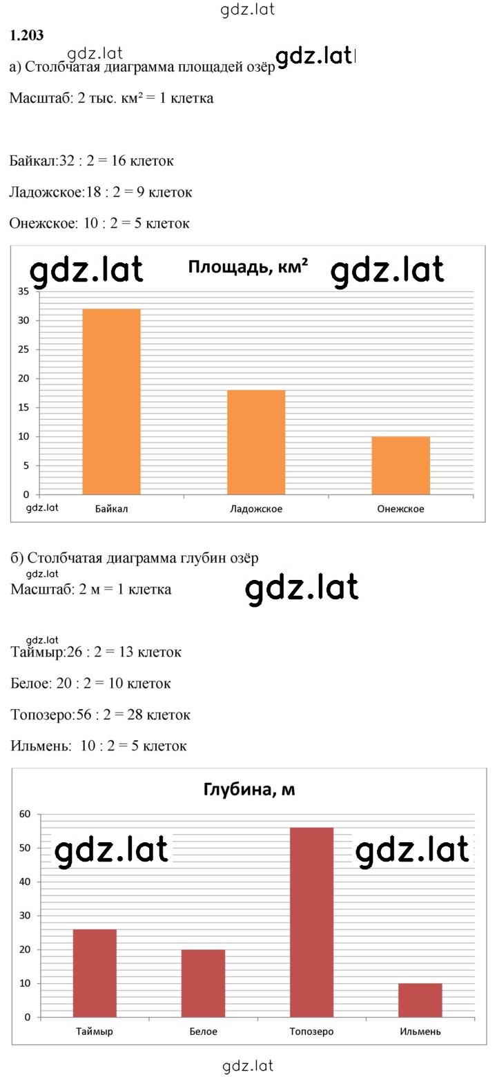 Решение задания № 1.203 — страница 1