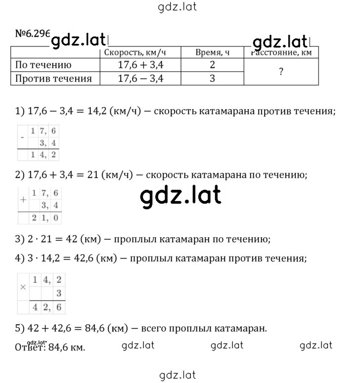 Решение задания № 6.296 — страница 1