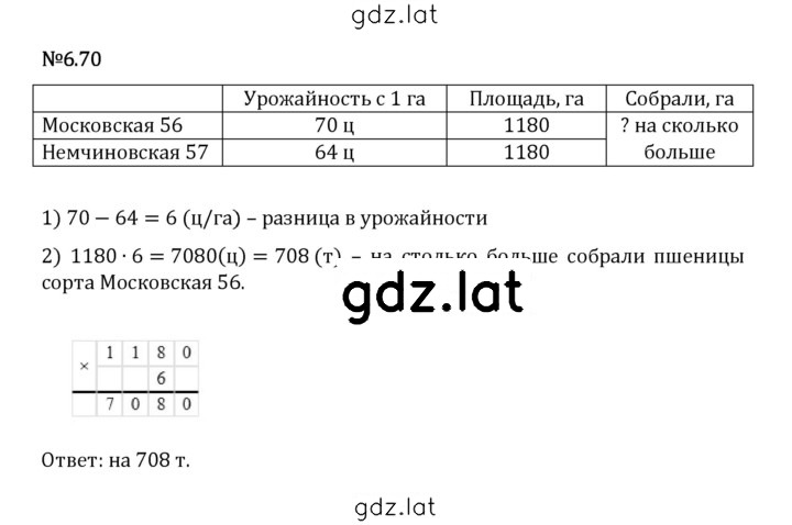 Решение задания № 6.70 — страница 1