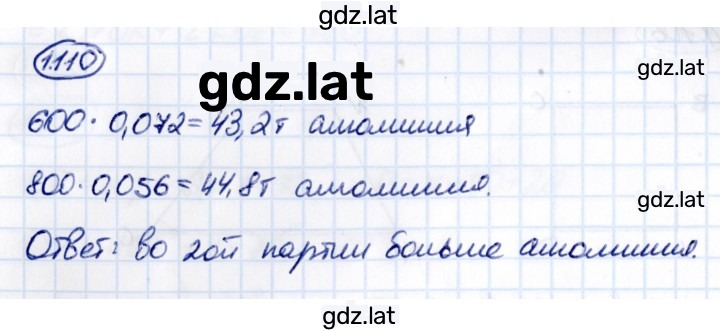 Решение задания № 1.110 — страница 1