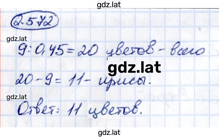 Решение задания № 2.572 — страница 1
