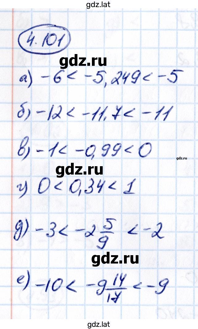 Решение задания № 4.101 — страница 1