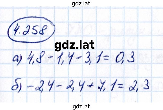 Решение задания № 4.258 — страница 1