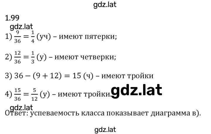 Решение задания № 1.99 — страница 1