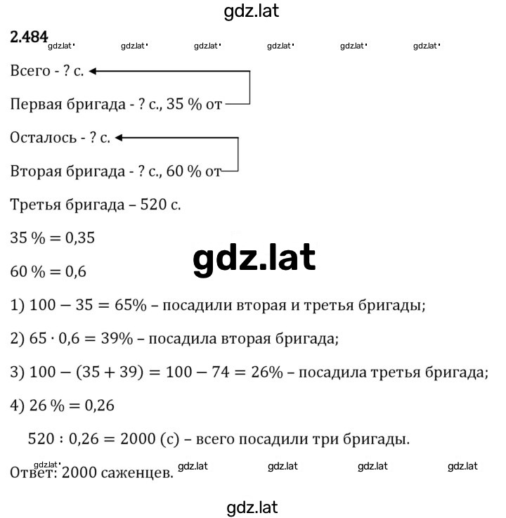 Решение задания № 2.484 — страница 1
