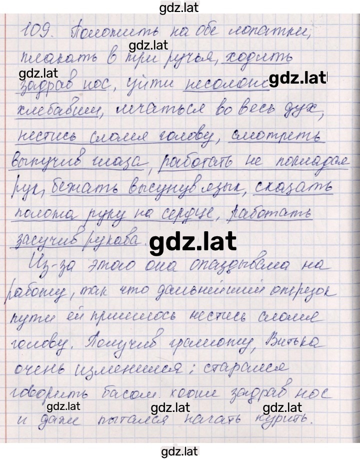Решение задания № 109 — страница 1