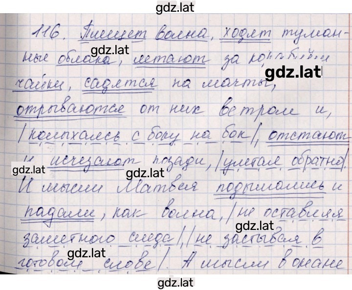 Решение задания № 116 — страница 1