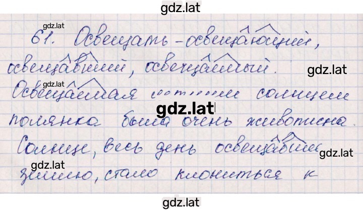 Решение задания № 61 — страница 1