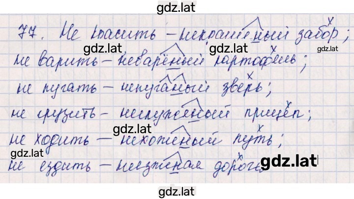 Решение задания № 77 — страница 1