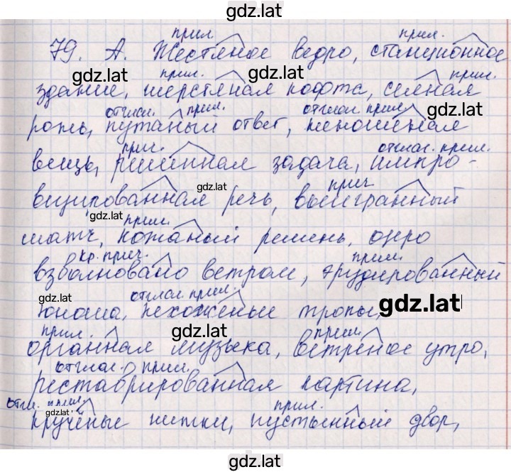 Решение задания № 79 — страница 1